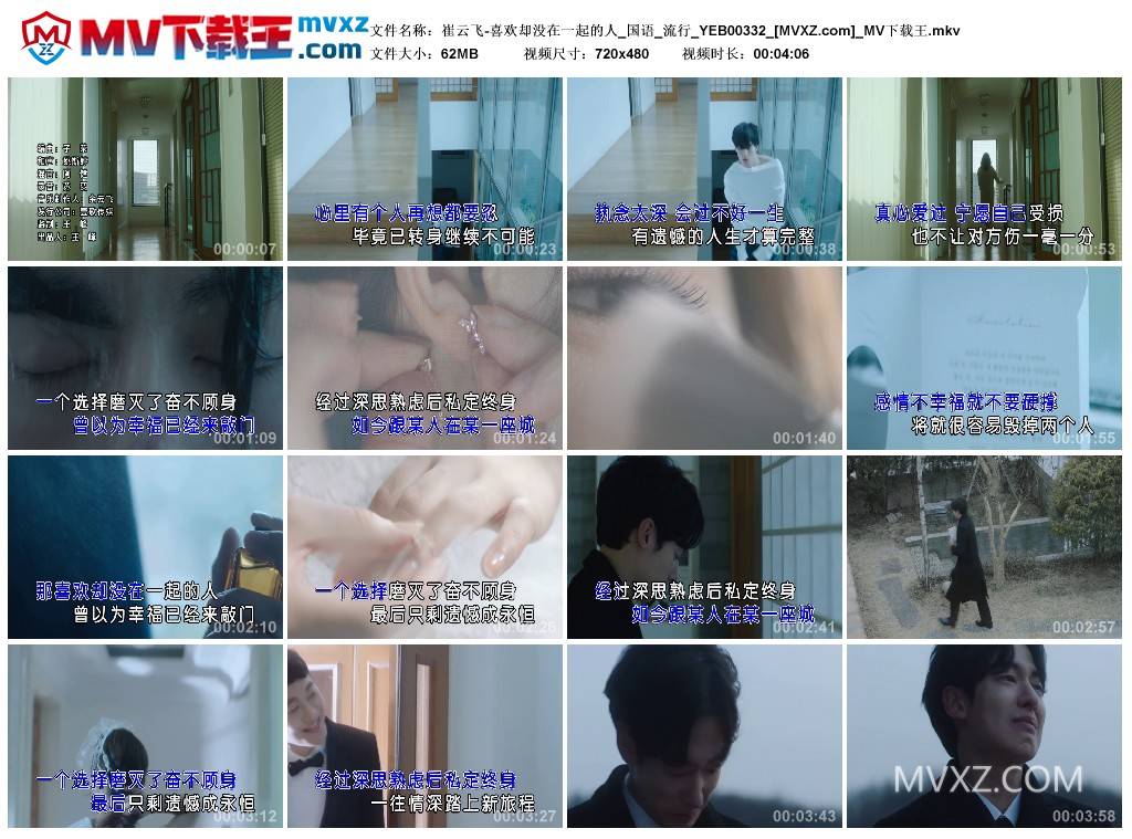 崔云飞-喜欢却没在一起的人_国语_流行_YEB00332